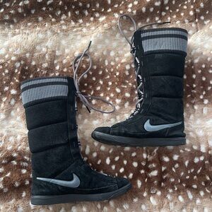 Tall and Nike lace up winter boots